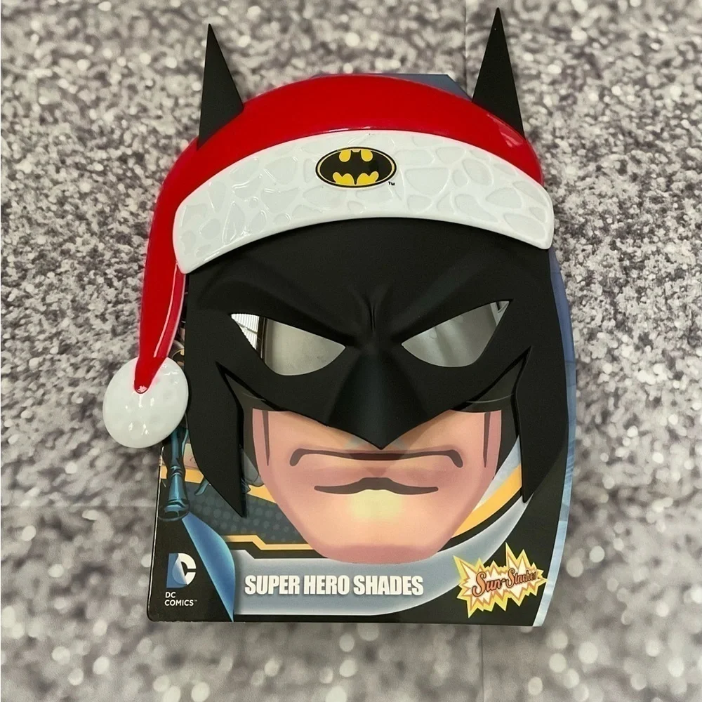 Sunstaches DC Comics Batman Santa Sunglasses UV400